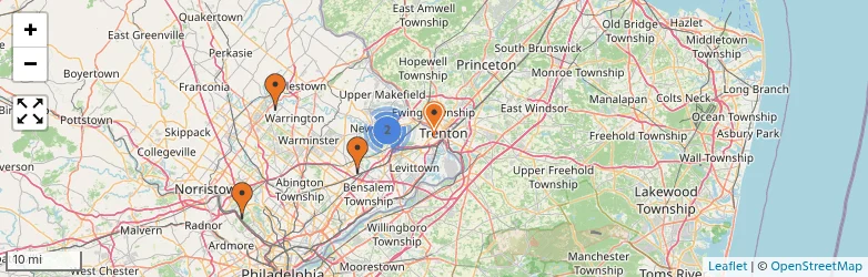 Related schools map