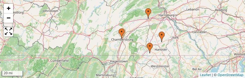 Related schools map