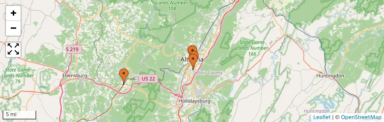 Related schools map