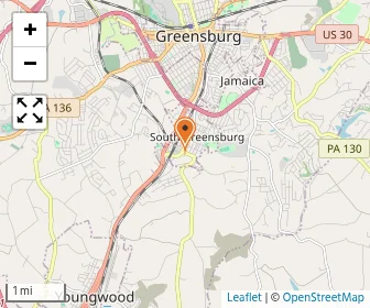 Map of Pressley Ridge Day School - Greensburg