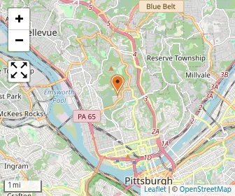 Map of Pressley Ridge School For Autism