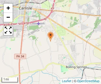 Map of Yellow Breeches Educational Center