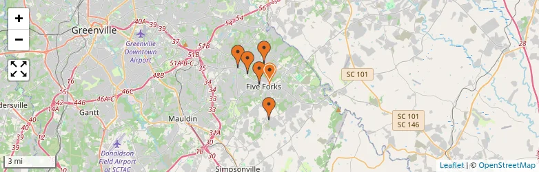 Related schools map