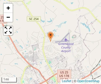 Map of Palmetto Christian Academy Of Greenwood