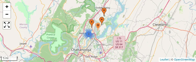 Related schools map