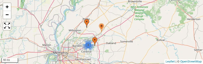 Related schools map