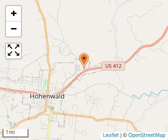 Map of Hohenwald Christian Academy