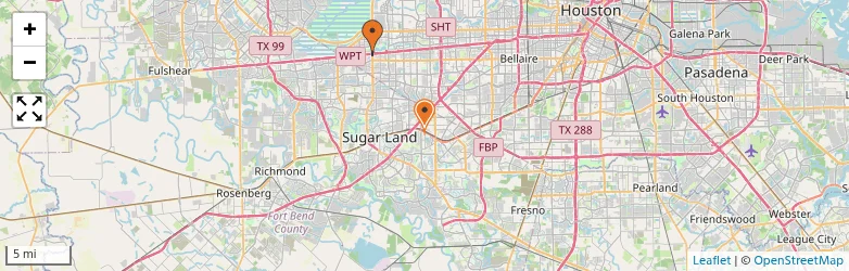 Related schools map