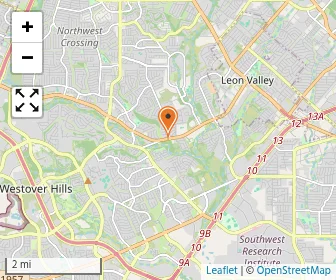 Map of Leon Valley Christian Academy