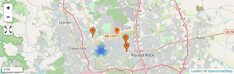 Related schools map
