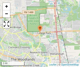 Map of Primrose School Of The Woodlands At College Park