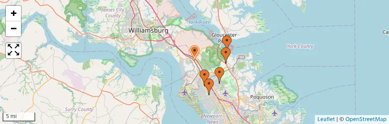 Related schools map