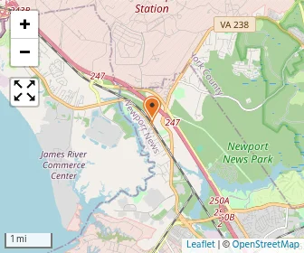 Map of Nnbhc-the Academy At Lee Hall