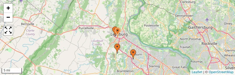 Related schools map