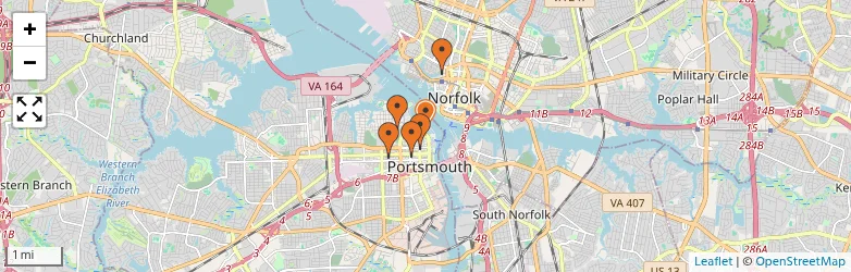 Related schools map