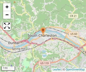 Map of South Charleston Christian Academy