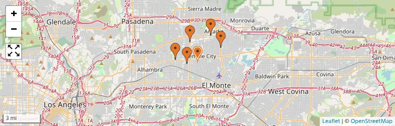 Related schools map