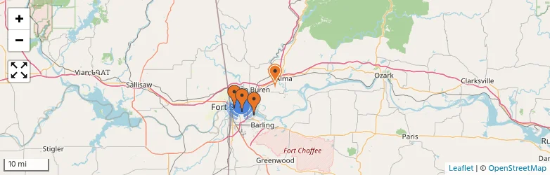 Related schools map
