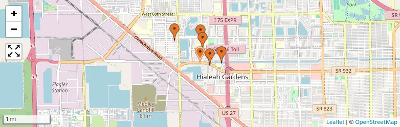 Related schools map