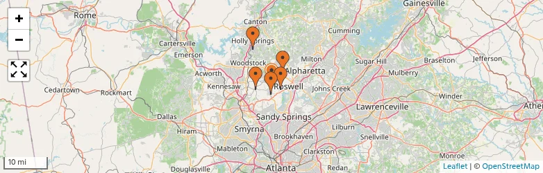 Related schools map
