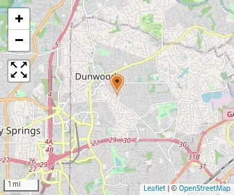 Map of Dunwoody Christian Academy