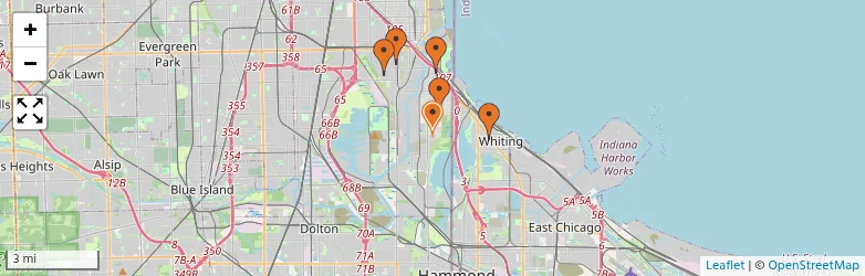Related schools map