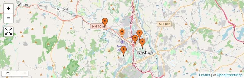 Related schools map