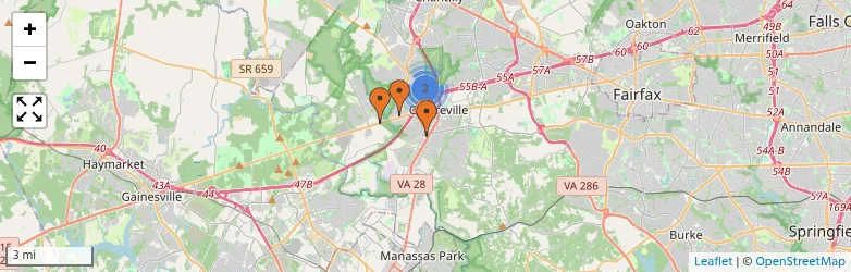 Related schools map