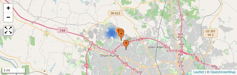 Related schools map