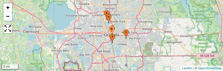 Related schools map