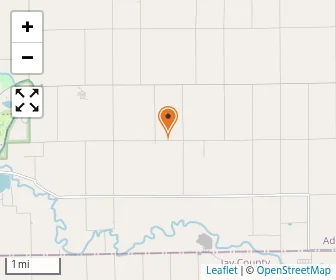 Map of South Adams