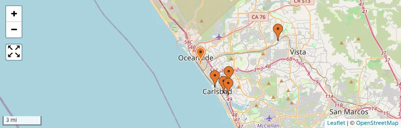 Related schools map
