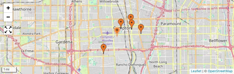 Related schools map