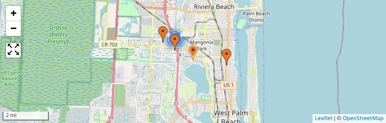 Related schools map