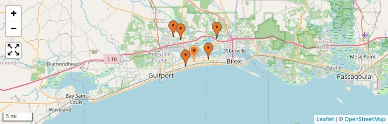 Related schools map