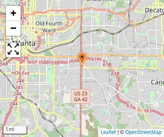 Map of Light Of The World Of Atlanta