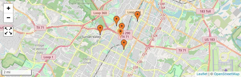 Related schools map