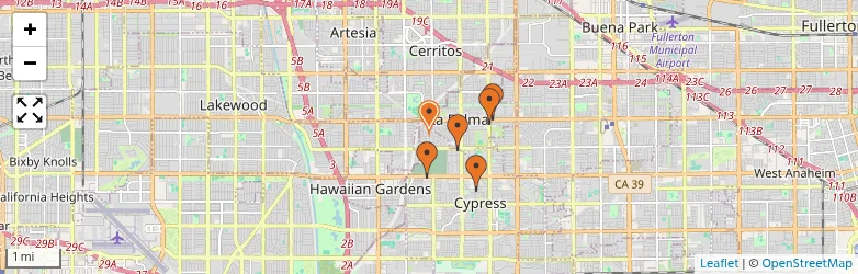Related schools map