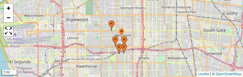 Related schools map