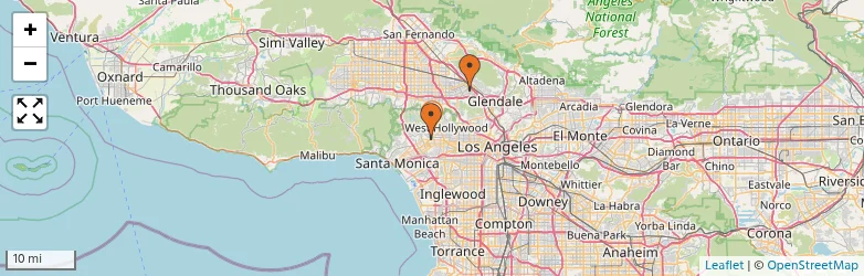 Related schools map