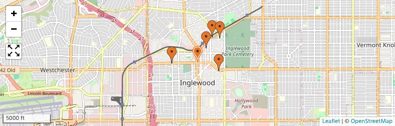 Related schools map