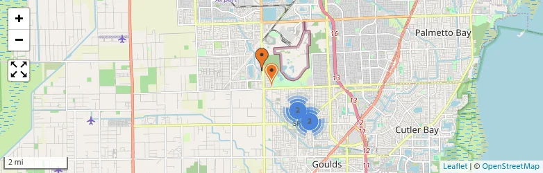 Related schools map