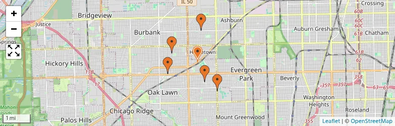 Related schools map