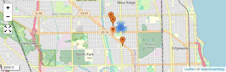 Related schools map