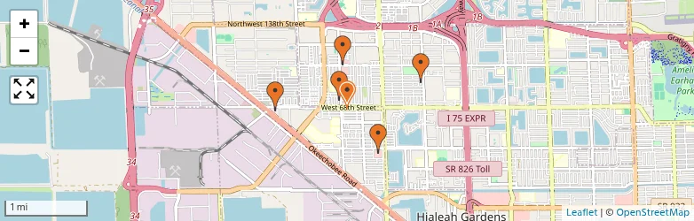 Related schools map