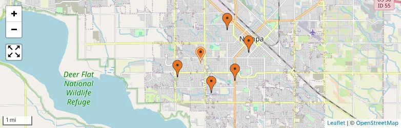 Related schools map