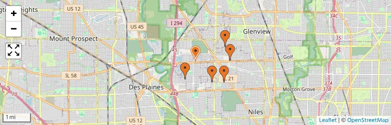 Related schools map