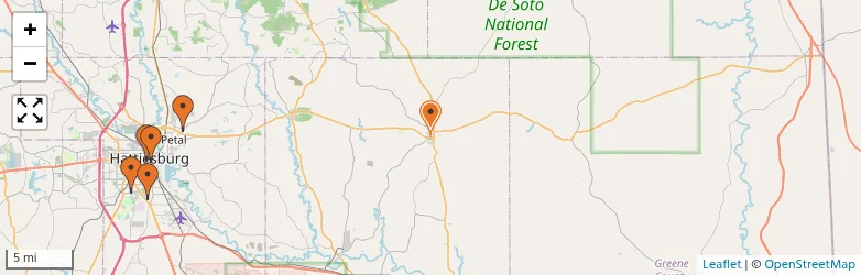 Related schools map