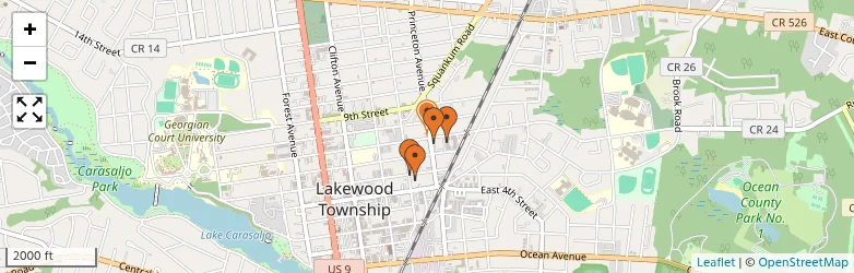 Related schools map