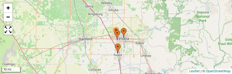 Related schools map